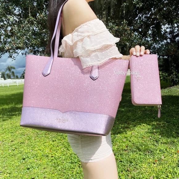 BUNDLE💞Kate Spade Glitter Tote & Wallet - Picture 2 of 3